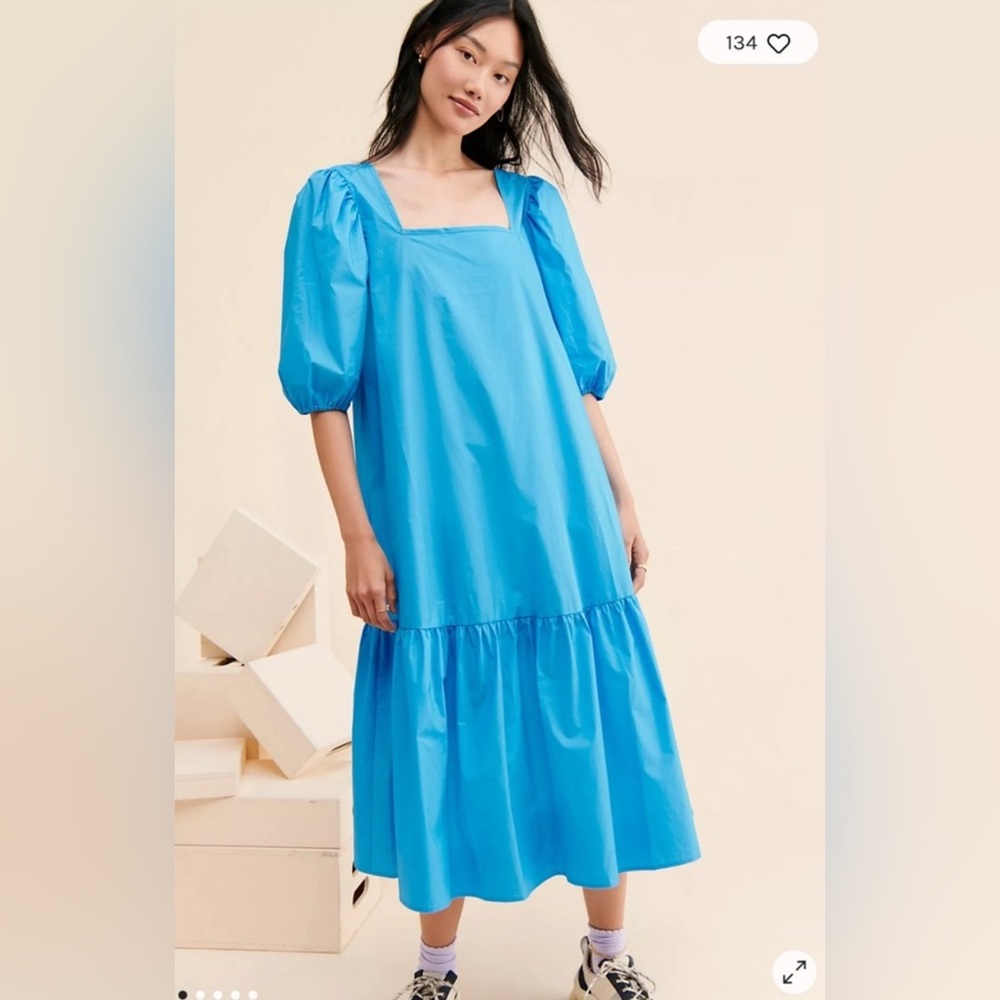 Just Female Park Dress Organic Cotton Oversized Size M